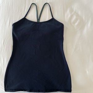 Lululemon Power Y Midnight Navy Tank Size 8